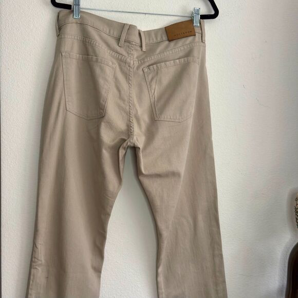 Mott and Bow Slim Mercer Mens 35x30 Khaki Stretch Twill Denim $149 - Picture 4 of 9